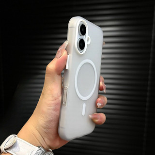 Ốp điện thoại mềm mờ 16 Pro Max mới cho iPhone 16 15 14 13 12 Pro Max có vỏ bảo vệ silicon dày chống vân tay từ tính không dây và chống rơi