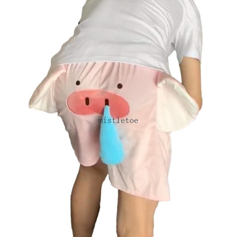 Mis Nam Heo Con Quần Short Động Vật Ngộ nghĩnh Bộ Đồ Ngủ Quần Short Nữ Dễ Thương Lợn Quần Short Cho Gia Đình