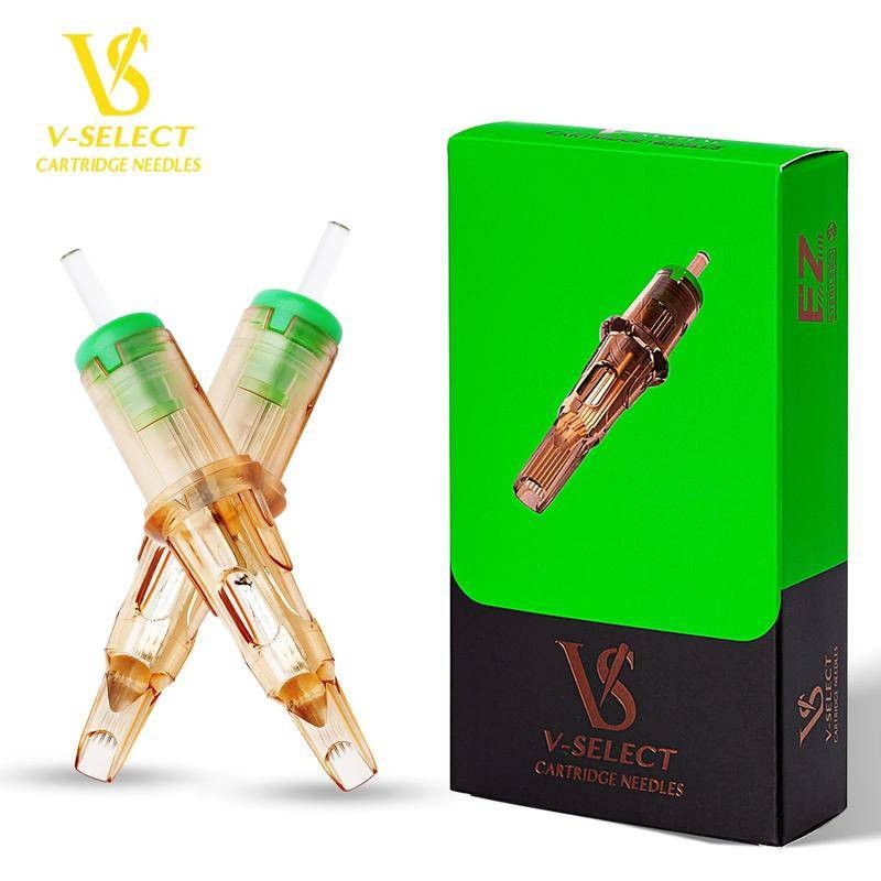 Ez V Select Tattoo Cartridge Kim #12 Kim xăm vô trùng dùng một lần 0.35 Mm Magnum M1 cho máy xăm Pen20 Cái / hộp