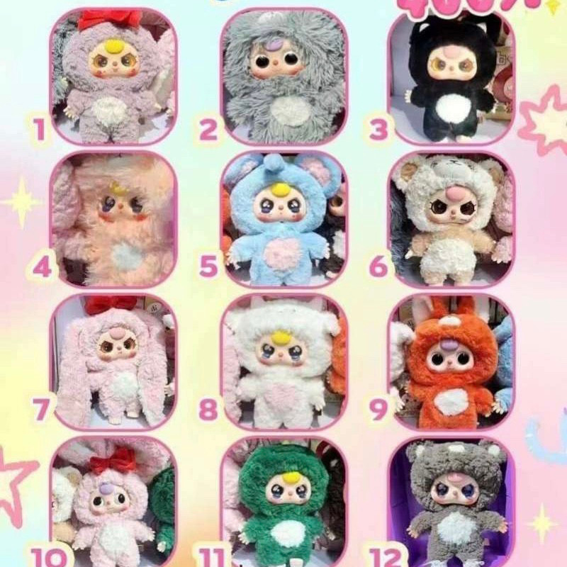 新品　BabyThree 400% 1体 Baby Three 400% Series Vinyl Face Blind Box sang trọng