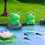 Sáng Tạo Dễ Thương Thái Ếch Nấm Đá Rêu Micro Phong Cảnh Làm Vườn Trang Trí Cảnh Quan Bể Cá Trang Trí Xe Mini Điều Khiển Phụ Kiện Nhỏ DIY Trang Trí Nhựa Phụ Kiện