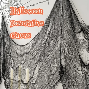 Mới Halloween Đen Gạc Kinh Dị Không Khí Trang Trí Tiệc Nhà Cửa Tường Khủng Bố Cảnh Đạo Cụ