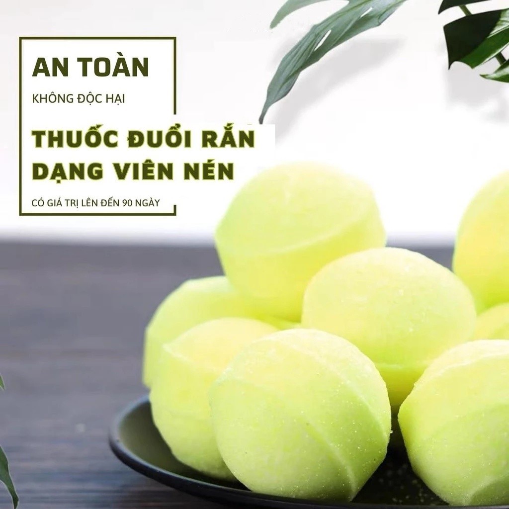(100% HIỆU QUẢ)Thuốc đuổi rắn dạng viên an toàn với người, thích hợp cho nền xi măng, sân vườn, xua đuổi rắn, rếch FE123