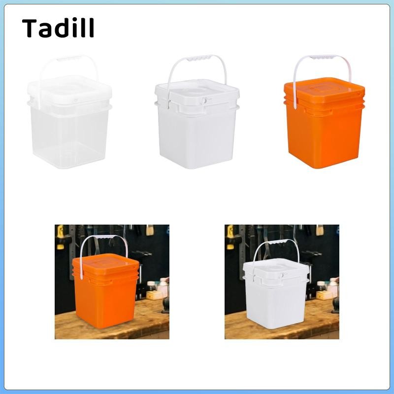 Hộp đựng thực phẩm thùng vuông 10L có tay cầm và mục đích cho đồ thủ công nghệ thuật Dự án Vệ sinh gia đình tại nhà