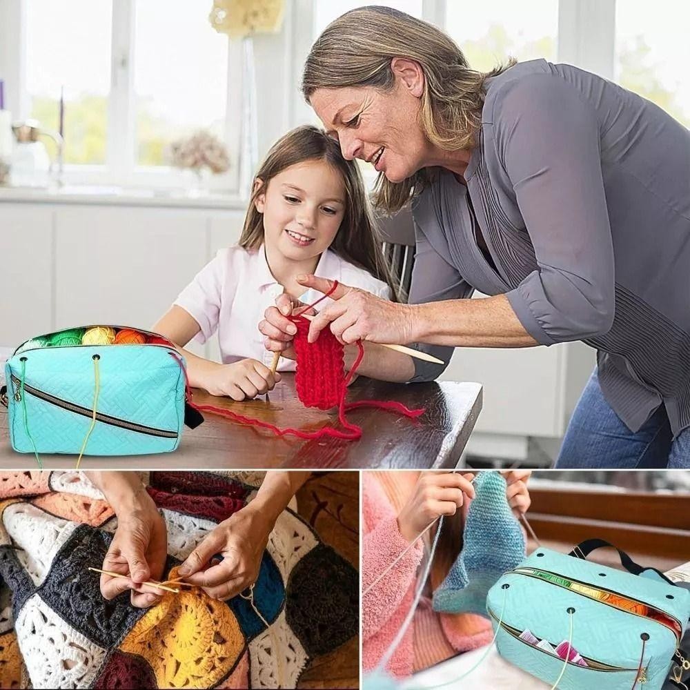 OLVIDO Móc sắp xếp lưu trữ, Túi đựng sợi di động có thể tháo rời, Túi đựng dụng cụ may vá có thể điều chỉnh mở rộng