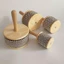 ROLY Cabasa, Nhạc cụ lắc tay có đính cườm bằng gỗ / kim loại, Nhạc cụ lắc tay dễ chơi nhạc kèm nhạc cụ gõ 6.5 / 8.5 / 11.5 / 13.5cm