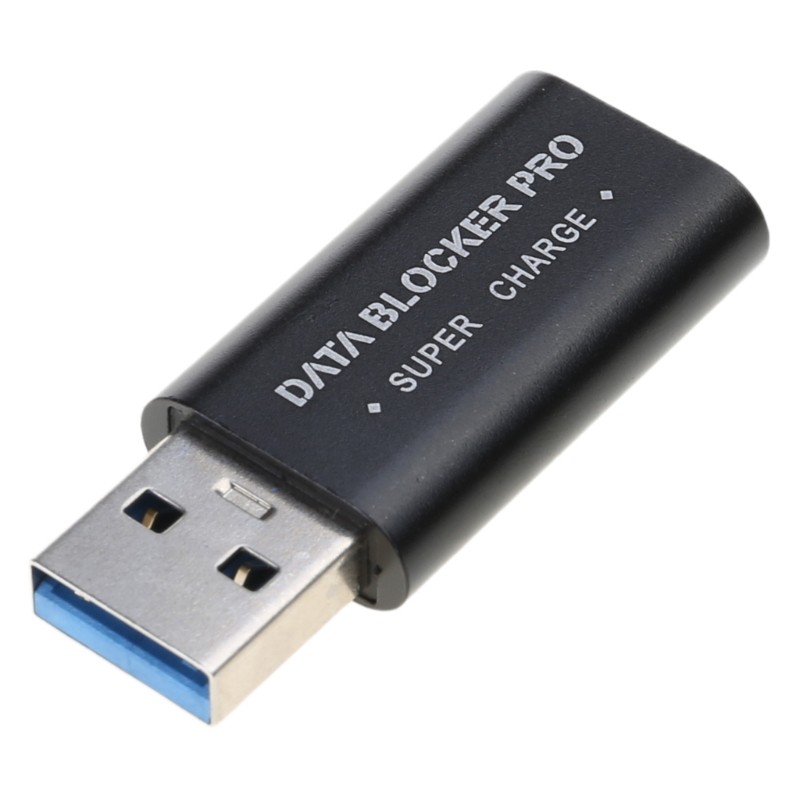 Ior USB Data Blocker Bộ chuyển đổi sạc nhanh với tính năng chặn dữ liệu Sạc nhanh Vỏ nhôm có sẵn