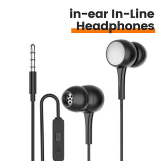 Tai nghe có dây Elough 3,5mm Tai nghe nhét tai điều khiển trực tuyến cho điện thoại di động