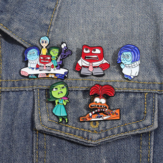 Inside Out Anime Men Trâm Ba Lô Thời Trang Quần Áo Phụ Kiện Quà Tặng Cho Bạn Bè