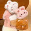 Kẹp tóc gấu thỏ nữ/trẻ em mùa thu đông, kẹp bb dễ thương, kẹp mũ đội đầu