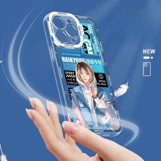 Haikyuu Oya Bóng Chuyền Anime Vỏ Cho IPhone 16 15 Pro Max Plus 11 12 13 14 Promax Phim Hoạt Hình Mềm Trong Suốt Mắt Thiên Thần Vỏ Điện Thoại Dễ Thương