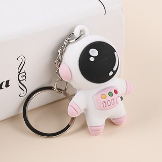 Trong Kho PVC Mềm Cao Su Phim Hoạt Hình Phi Hành Gia Spaceman Keychain Đồ Trang Trí Nhỏ