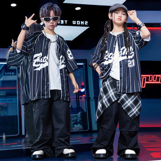 Áo Hip Hop Cho Bé Gái Đồ Nhảy Cho Đồ Nhảy Hiện Đại Bé Trai Trẻ Em Set Đồ Dance Đồ Biểu Diễn Cho Đồ Nhảy Zumba