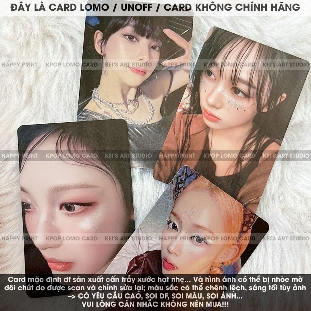 [CARD LOMO] Thẻ ảnh photocard A.E.S.P.A Album thứ 2 (Armageddon): Karina, Giselle, Winter và Ningning card fansite