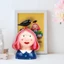 QEARY Nhựa Thủ Công Điêu Khắc, Nhân Vật Nông Thôn Handmade Nhân Vật Ngộ nghĩnh Tượng, Đồ Chơi Mô Hình Trang Trí Kawaii Búp Bê Vui Trang Trí Trẻ Em Bé Gái Bé Trai