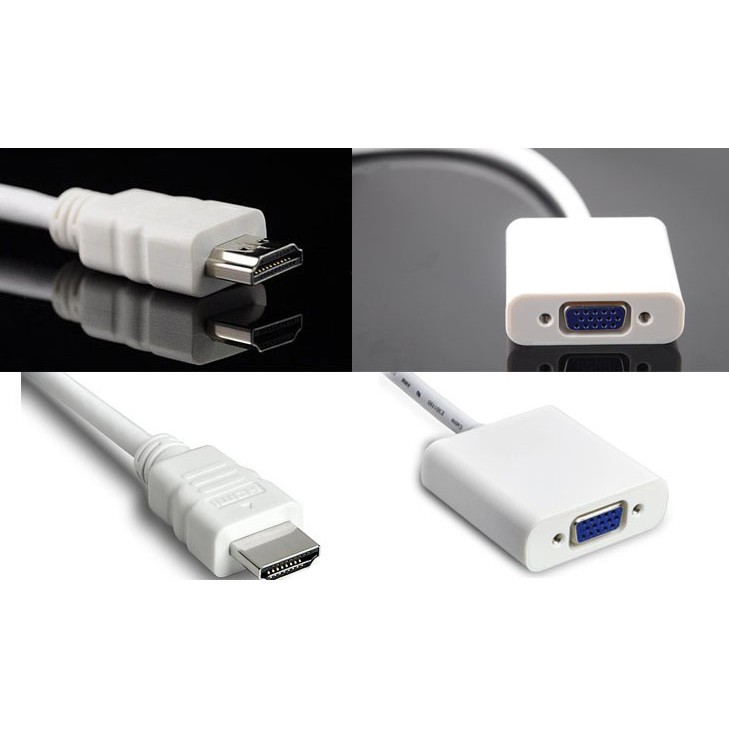 Cáp HDMI to VGA – Chuyển Tín Hiệu Hình Ảnh Từ Laptop, PC Sang Màn Hình VGA