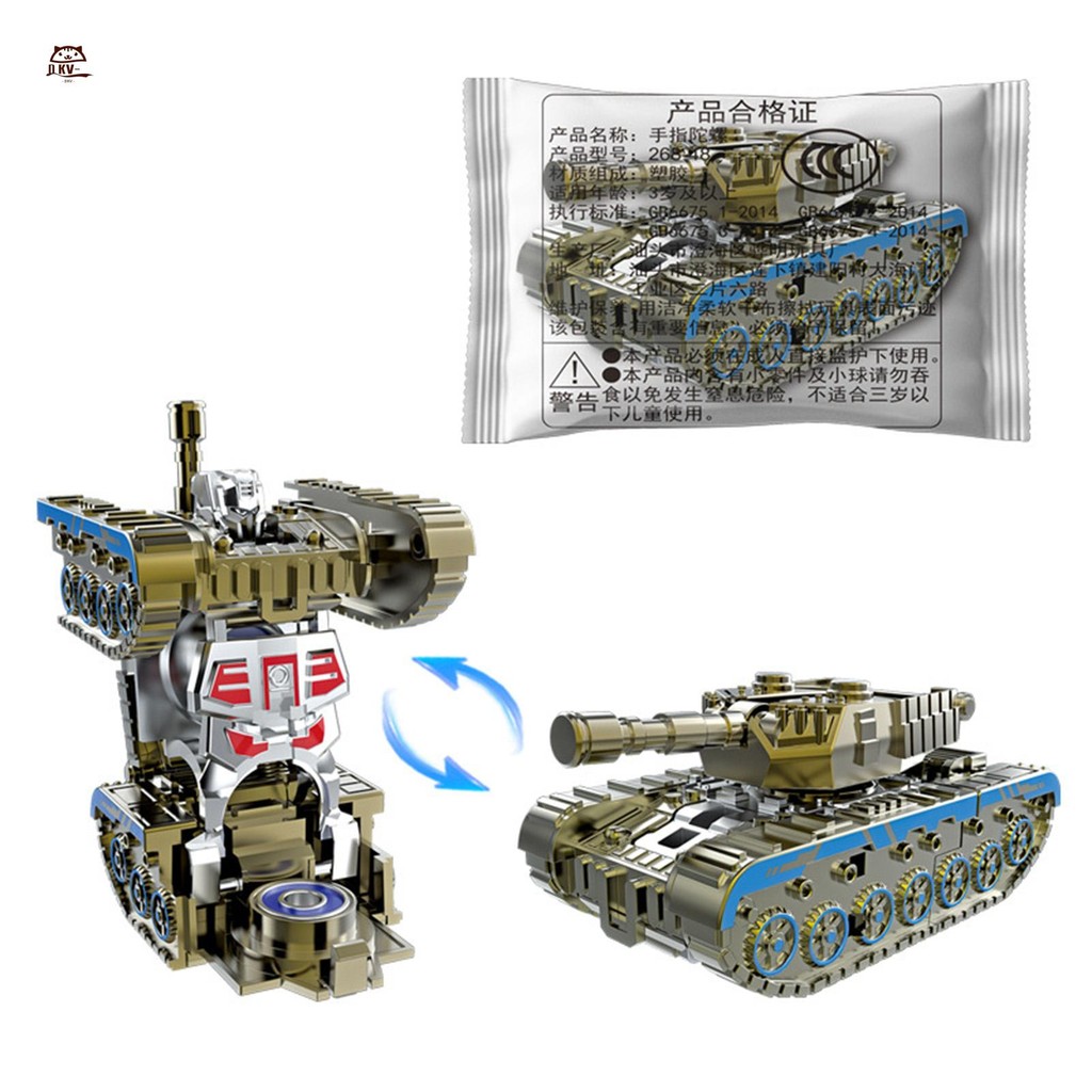 Robot Tank Fidget Đồ chơi biến hình xe tăng Robot Fidget Spinner để giảm căng thẳng ADHD