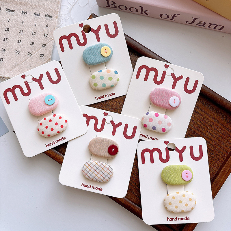 Kẹp tóc nút kẹp tóc Girls Bangs BB