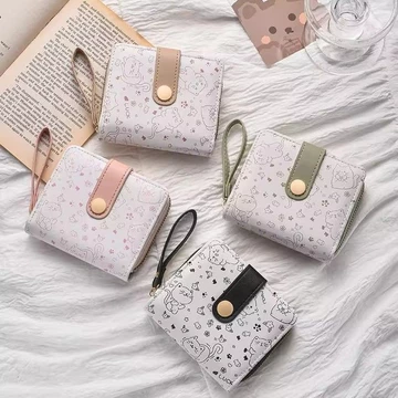Ví Đa Năng Ví Dễ Thương Ví Sinh Viên Ví Ngắn Ví Nhỏ Ví Hộ Chiếu Ví Hoạt Hình Dây Kéo Ví Nữ Ngắn Dễ Thương Sinh Viên Nhật Bản Gấp Tiền Xu Ví Đựng Thẻ Ví Tích Hợp