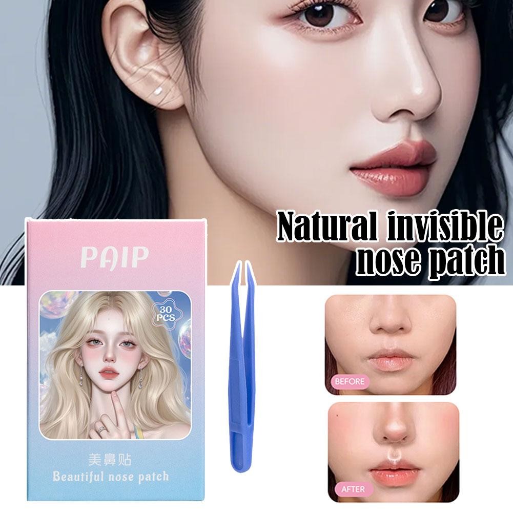 [có kẹp] Miếng dán cánh mũi Bopcs Miếng dán tự nhiên vô hình Mũi Y2