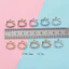10pcs / lô Hợp Kim Kẽm Đính Kim Cương Dễ Thương Vui Vẻ Hello Kitty Đầu Mặt Dây Chuyền Khung Ảnh Trang Trí Vòng Tay Bông Tai Mặt Dây Chuyền Tự Làm Phụ Kiện Trang Sức