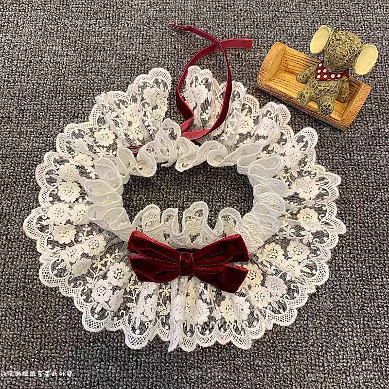【Ready Stock】 Cat Bib Cat Bib Pet Decorations Collar Bow Tie Cat Bib Dog Bib Cat Jewelry sKvO