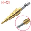 Mũi khoan hình nón thép phủ titan cỡ 4-12/20/32mm tiện dụng