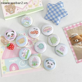 [Mới] Bộ 6 Nút Huy Hiệu Hoạt Hình Retro Dễ Thương, Phù Hợp Trang Trí Balô và Túi Đựng Bút Chì Trẻ Em.