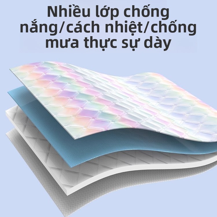 Chói Tấm che nắng yên xe máy 58cm x 35cm cách nhiệt chống nắng nóng bỏng mông miếng che nắng yên xe máy điện tráng bạc dày，nệm lót yên xe máy chống ê mông