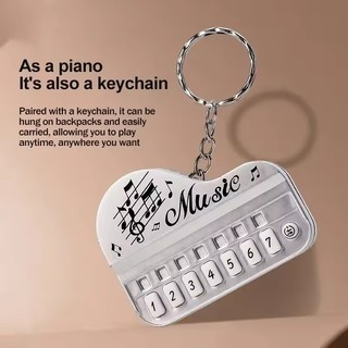 Mới Mini Piano Điện Tử Đàn Organ Móc Khóa Có Thể Chơi Ngoại Hình Cao Cấp Túi Đồ Chơi Chìa Khóa Ô Tô Mặt Dây Chuyền Tinh Tế Quà Tặng