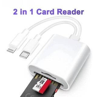 Multi-functional iPhone SD card reader Lightning to SD Type-C High Speed Data Transfer & External Storage Expansion