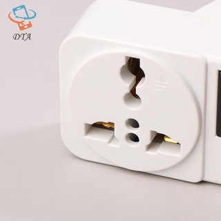 [DTA] Ổ cắm mở rộng đa năng UK EU 10A 250V Ổ cắm điện treo tường di động Bộ chuyển đổi phích cắm Châu Âu Anh Ổ cắm chuyển đổi với VN