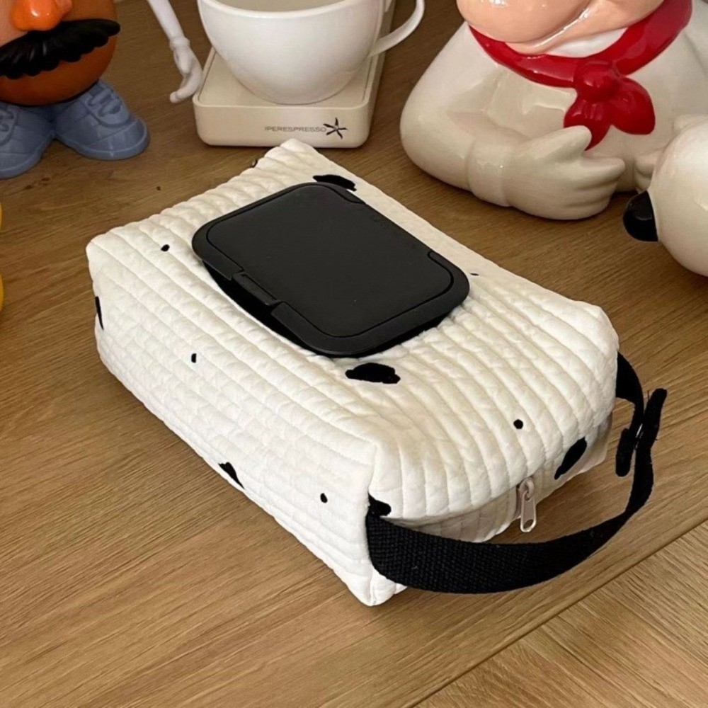 HOBBYIN Khăn ướt HOBBYIN, Hộp đựng khăn giấy gắn trên ô tô di động hoạt hình, Hộp lưu trữ treo đa chức năng đơn giản hiện đại có thể tháo rời Sử dụng tại nhà