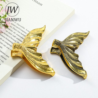 JIANWU Vintage Nàng Tiên Cá Hình Đuôi Dài Kẹp Sổ Lưu Niệm Chất Liệu Văn Phòng Phẩm Kẹp Tay Sáng Tạo DIY Tạp Chí Cắt Dán Văn Phòng Phẩm