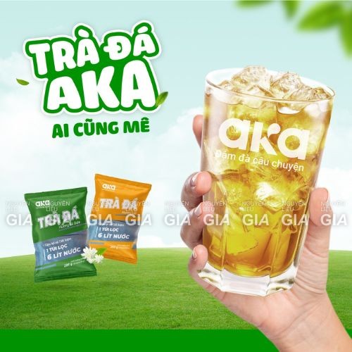 [THÙNG 12 GÓI] Trà đá Aka túi lọc 200g (10 túi x 20g)