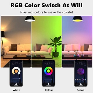 Thông RGB Màu Đổi Điều 9W độc quyền 220V Khiển Sáng Sống Độ Có 10W Không LED Gian Thể Chỉnh Tạo Đèn Minh Động Bóng quà