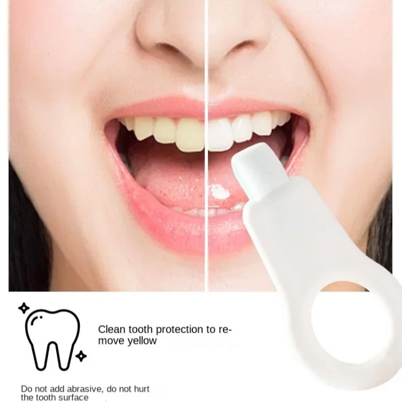 3 Cái / bộ Bàn Chải Làm Sạch Răng Bọt Biển Để Loại Bỏ Vết Bẩn Răng Đen Và Thiết Bị Làm Sạch Răng