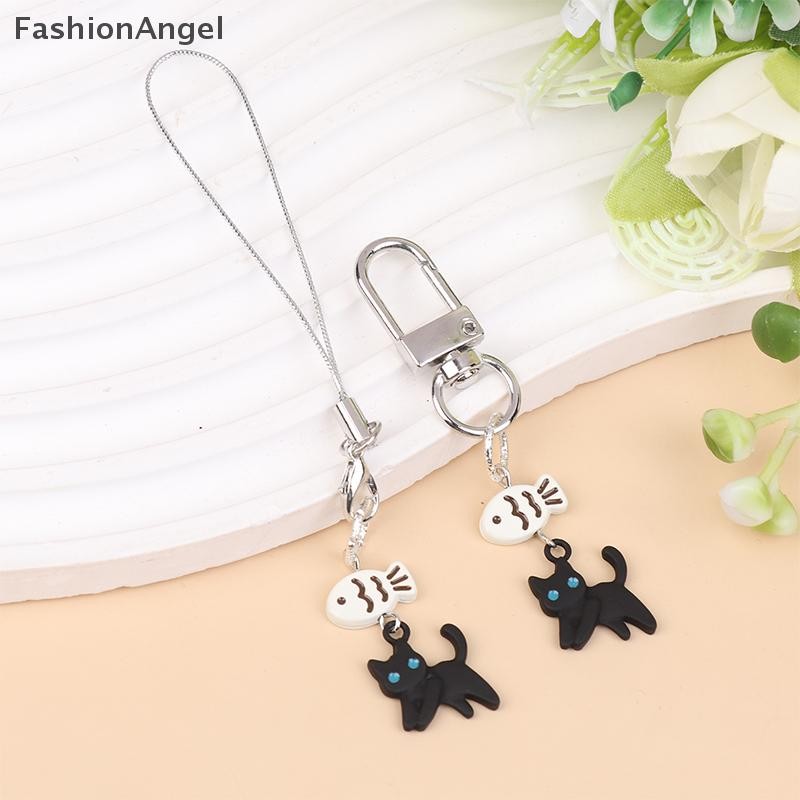FashionAngel Đen Y2K Điện Thoại Quyến Rũ Mặt Dây Chuyền Phụ Kiện Cho Camera CCD Tai Nghe Schoolbag VN