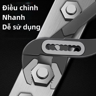 【COD】Kìm Mỏ Quạ Đa Năng Lắp Đặt Ống Nước – 7 Cấp Độ Điều Chỉnh, Mỏ Mở Rộng, Chất Liệu Cứng Cáp, Bền Bỉ