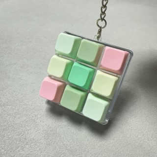 Bàn phím ngón tay THEHOMECO, Keycap Nút chìa khóa Fidget Móc khóa, Tiện ích giảm căng thẳng Thư giãn Vượt qua thời gian Đồ chơi Pinch dành cho người lớn