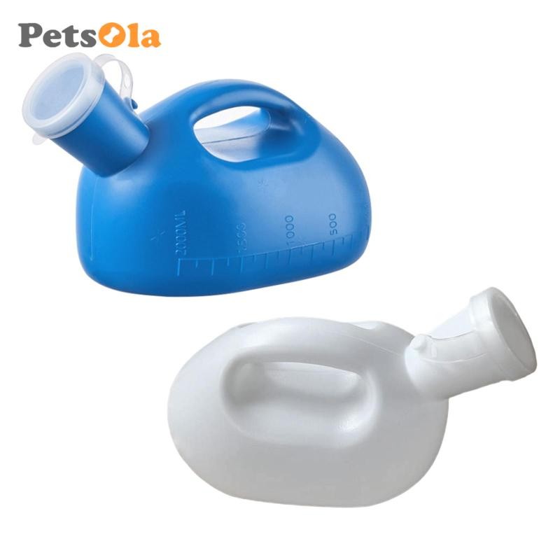 Nước Tiểu Nam 2000ml Nhẹ Di Động Có Tay Cầm Hộp Đựng Có Nắp Cho Du Lịch Cắm Trại Xe Nam Không Tự Chủ