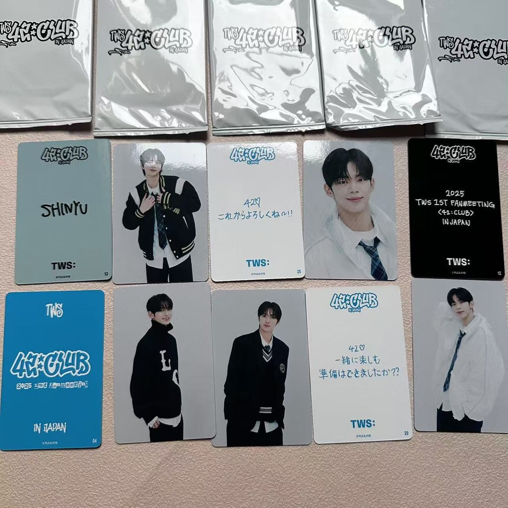 TWS 42: CLUB tại Nhật Bản Photocard Thẻ giao dịch ngẫu nhiên