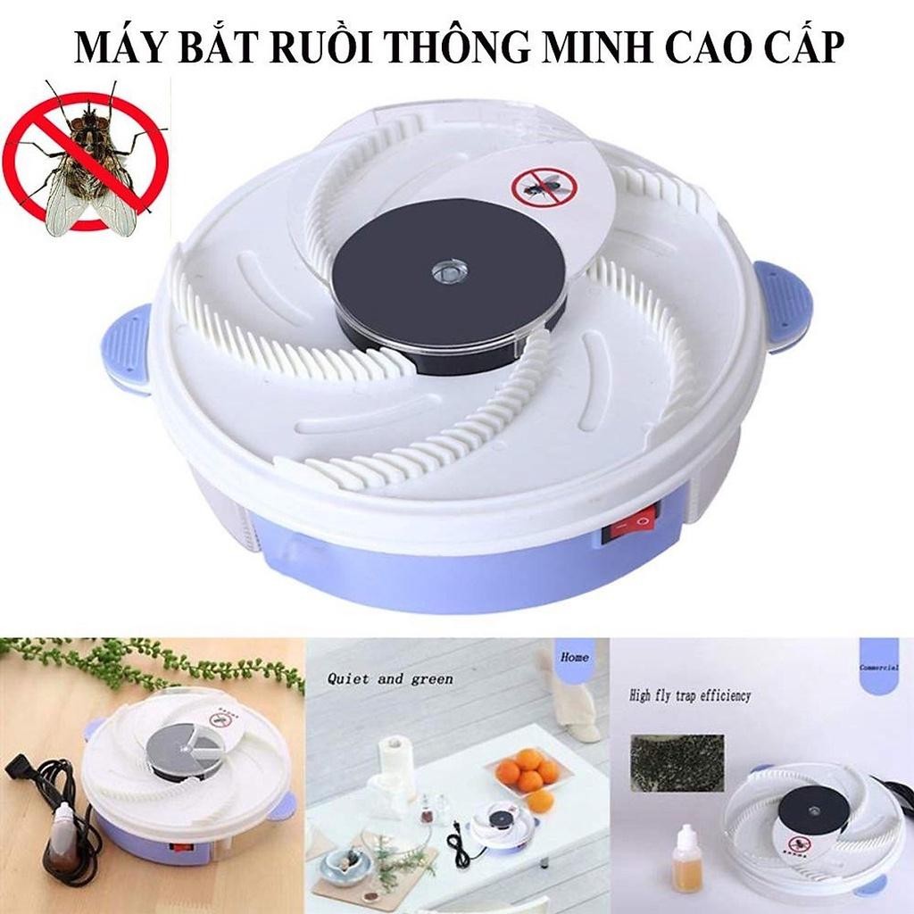 ( Tặng Kèm Mồi ) Máy Bắt Ruồi Tự Động Thông Minh, Dụng Cụ Bắt Ruồi Máy Bắt Ruồi Chạy Điện Không Dùng Hóa Chất BB-443