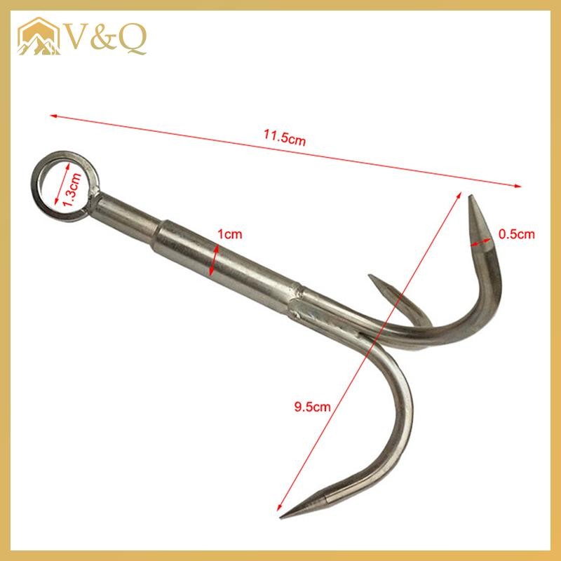 Móc Carabiner Thép Không Gỉ đa năng cho leo núi, cắm trại và câu cá ngoài trời