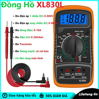 Đồng Hồ Vạn Năng Điện Tử Đo Điện Áp Dc Ac, Dòng Điện, Điện Trở, Thiết Kế Nhỏ Gọn Dễ Sử Dụng