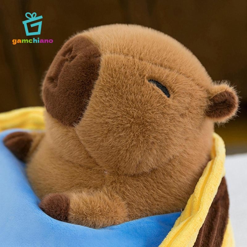 Gamchiano Capybara Đồ chơi sang trọng, Búp bê sang trọng Capybara, Đồ chơi sang trọng Capybara Trang trí phòng trẻ em