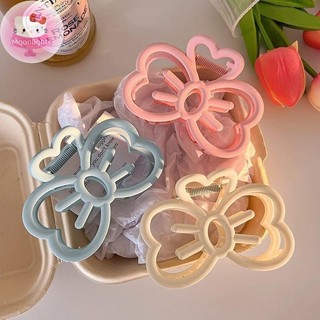 Ánh Trăng Dễ Thương Nơ Nhựa Vuốt Kẹp Kẹo Màu Cua Cho Bé Gái Ngọt Ngào Vuốt Tóc Phụ Kiện Tóc EN