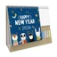 Lịch để bàn SA 2026 có bảng viết và nhãn dán Lịch 12 tháng Planner từ tháng 1 đến tháng 12 để ghi chú Quản lý nhiệm vụ