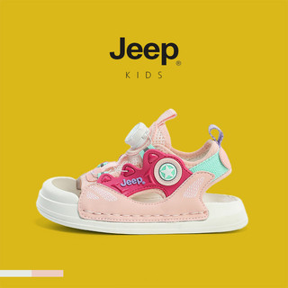 JEEP Sandal đi biển trẻ em 2025, thoáng khí, phong cách mới, phù hợp bé trai/bé gái, kiểu Baotou