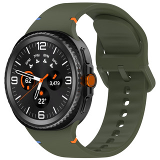 Dây đeo silicon thể thao ngoài trời cho Samsung Galaxy Watch 8 44mm 40mm Dây đeo vòng tay cổ điển 46mm